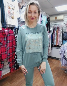 Пижама 939 с начёсом