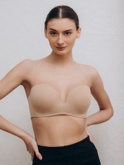 Бюст 5006 гладкий беж